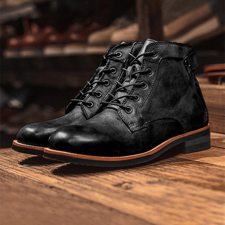Ami Khaki Style Martin Boots Men - Trendha