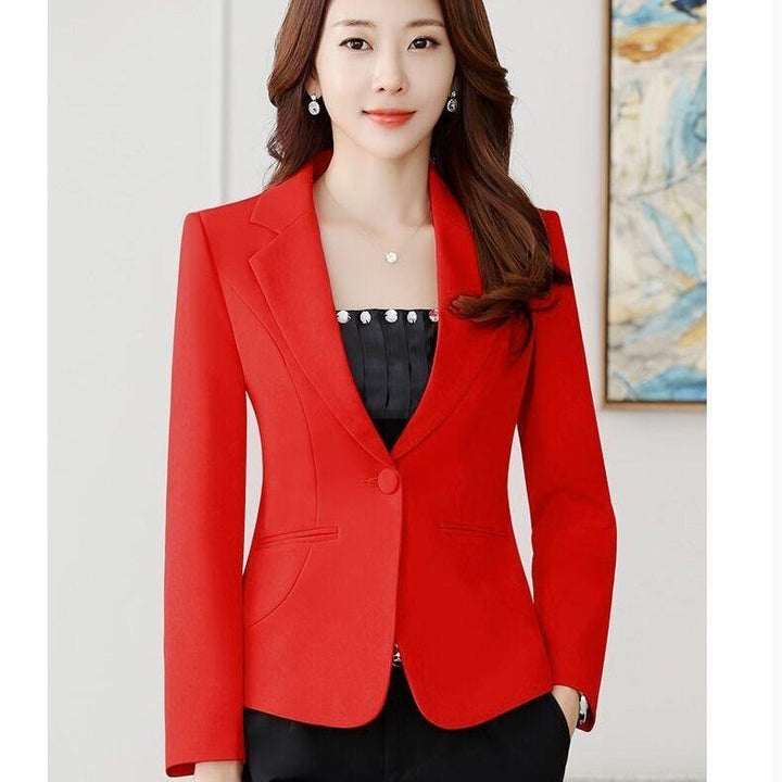 Fashion Slim Short Casual Ladies Suit Jacket - Trendha