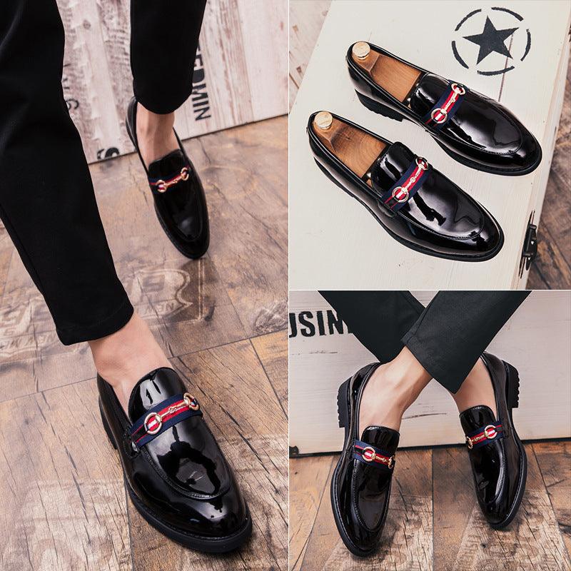 Tassel Men's Shoes Korean Style Shaved Leather Retro Pointed Toe Shoes - Trendha