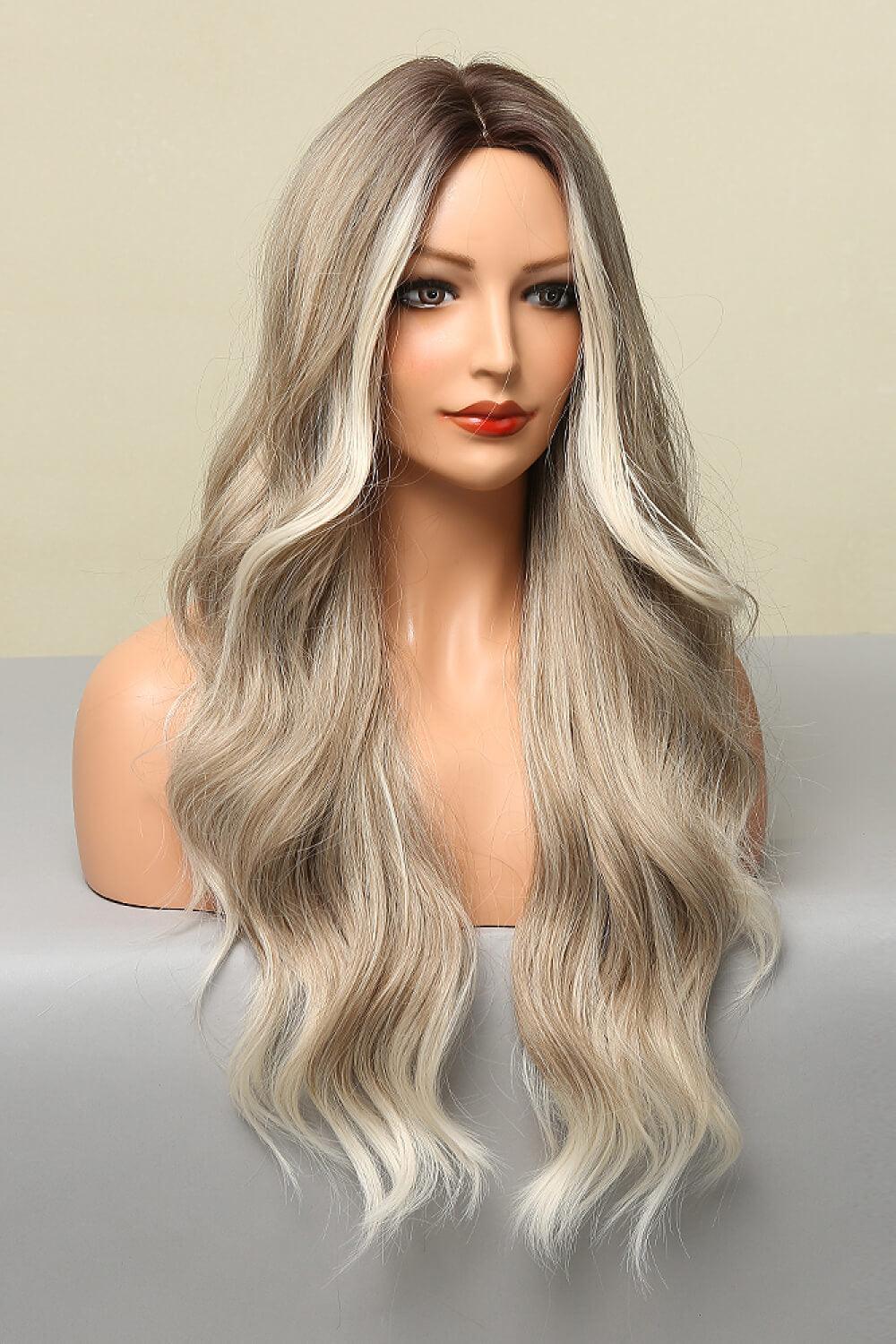 Full Machine Made Long Wave Wigs 26'' - Trendha