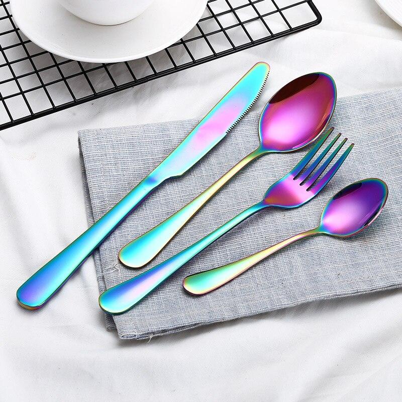 Eco-Friendly Stainless Steel Tableware 4 pcs Set - Trendha