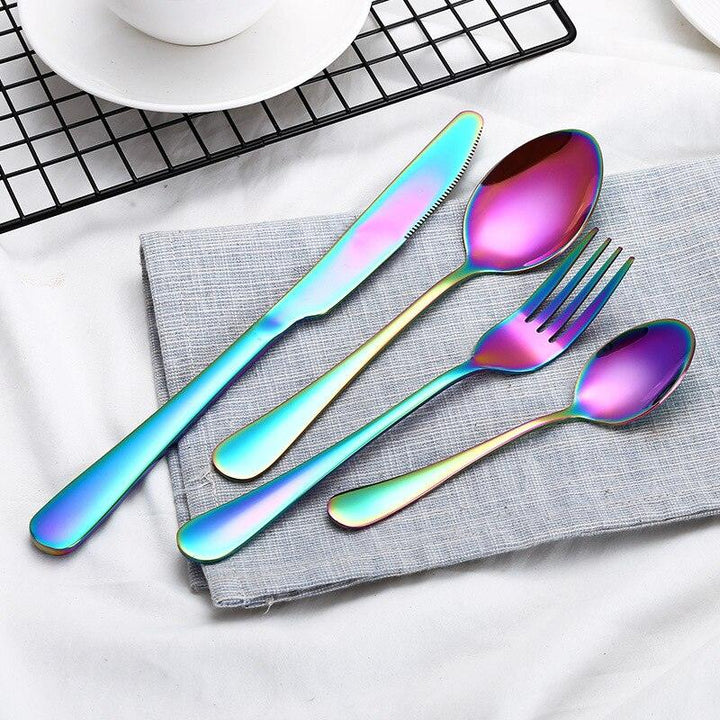 Eco-Friendly Stainless Steel Tableware 4 pcs Set - Trendha