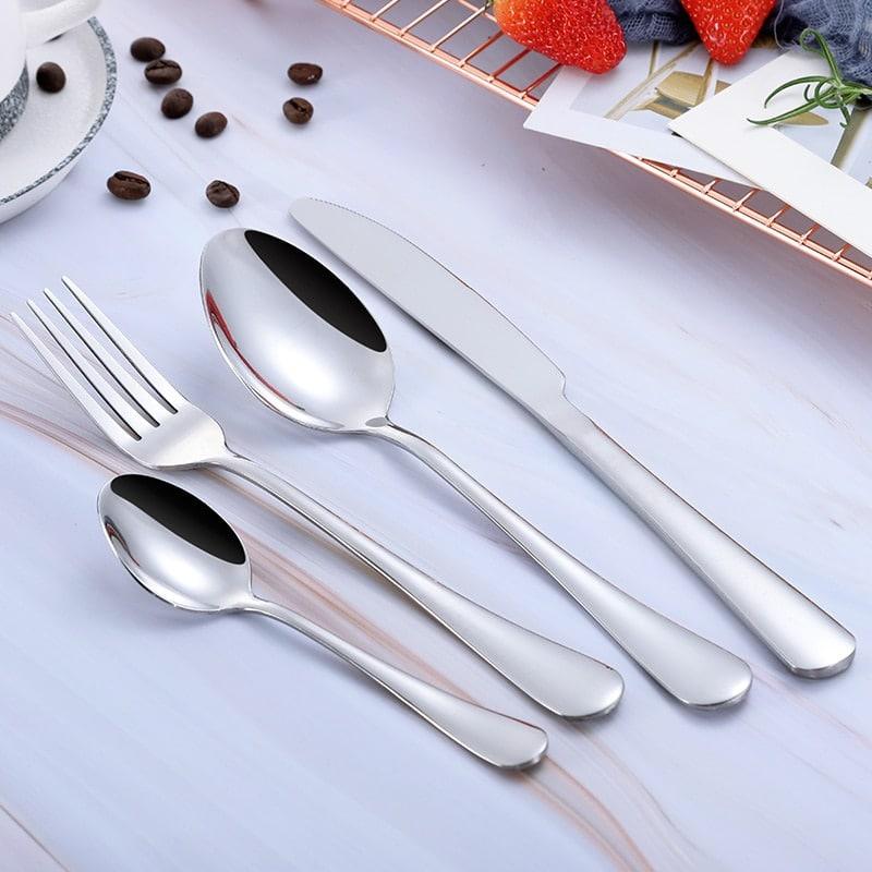 Eco-Friendly Stainless Steel Tableware 4 pcs Set - Trendha