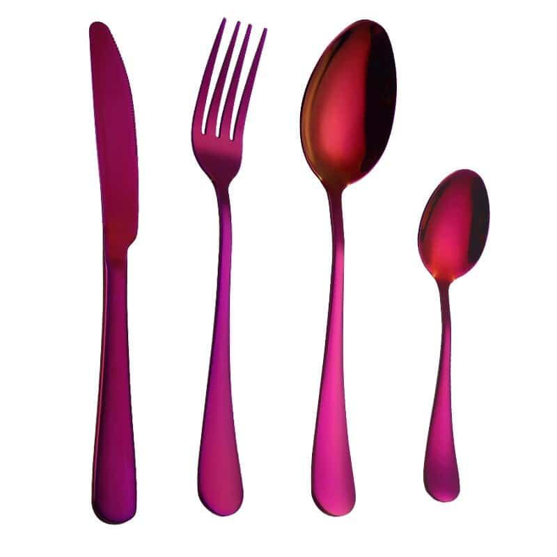 Eco-Friendly Stainless Steel Tableware 4 pcs Set - Trendha