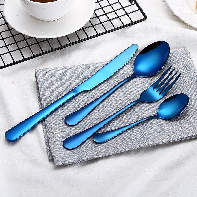 Eco-Friendly Stainless Steel Tableware 4 pcs Set - Trendha