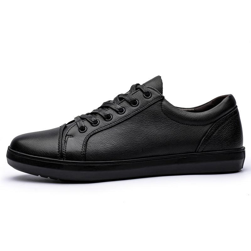 Daily Viscose Shoes Round Toe Solid Color Men's Low-top Casual White Spot Men's Shoes Sneakers - Trendha