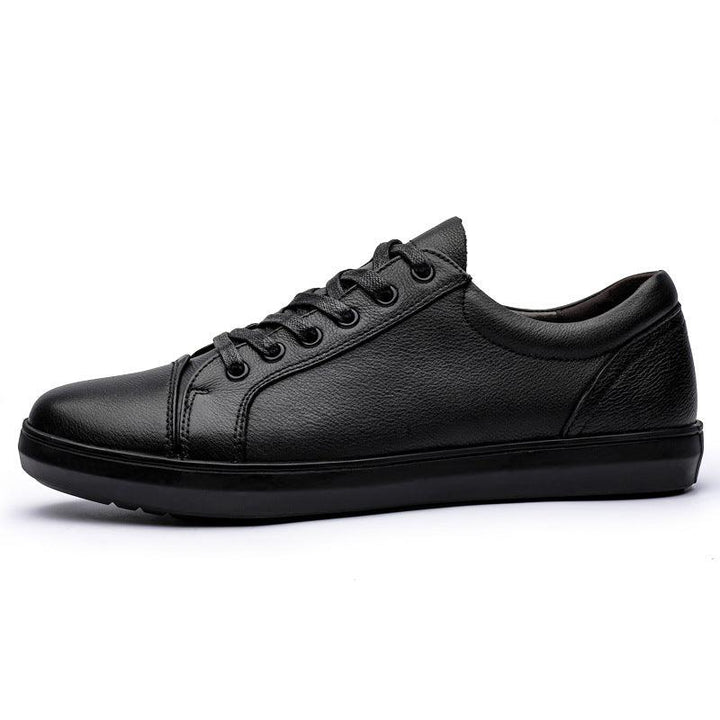 Daily Viscose Shoes Round Toe Solid Color Men's Low-top Casual White Spot Men's Shoes Sneakers - Trendha