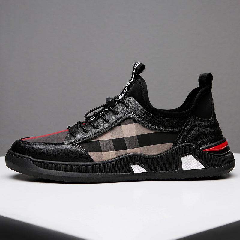 New Men's Casual Leather Shoes Tide Sneakers - Trendha