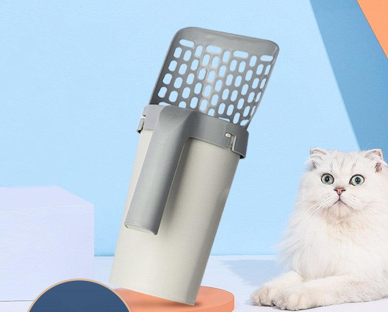 Storage Box Integrated Lazy Cat Litter Shovel Set - Trendha