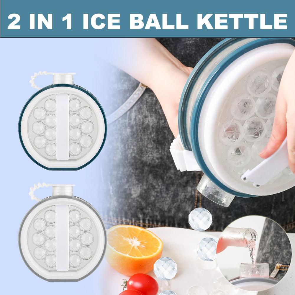 2 In 1 Portable Creative Ice Bottle Cold Kettle Household Ice Grid Frozen Ice Box Ice Cream Tools Bar Ice Ball Maker Kitchen Gadgets - Trendha