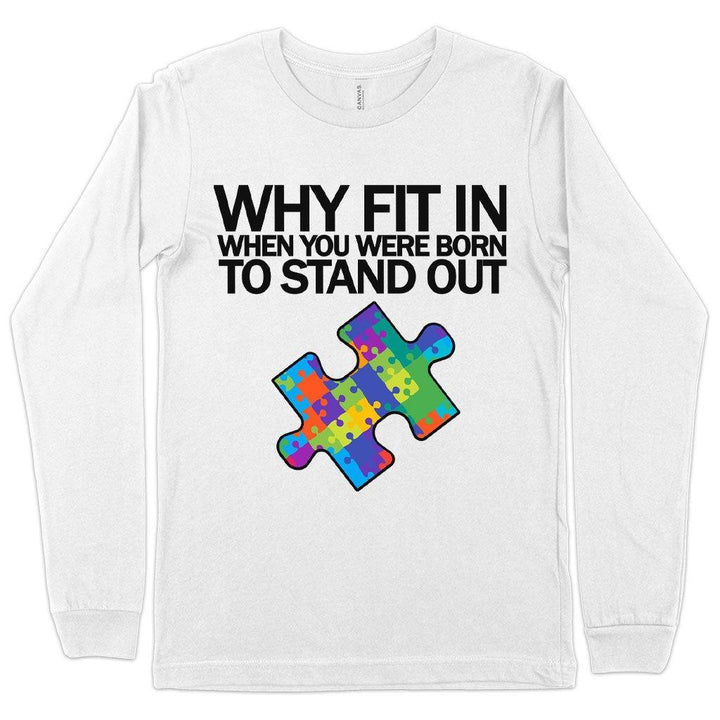 Autism Puzzle Long Sleeve T-Shirt - Autism T-Shirt Ideas - Autism Awareness T-Shirt - Trendha