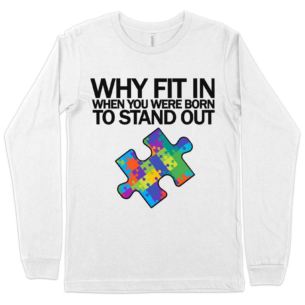 Autism Puzzle Long Sleeve T-Shirt - Autism T-Shirt Ideas - Autism Awareness T-Shirt - Trendha