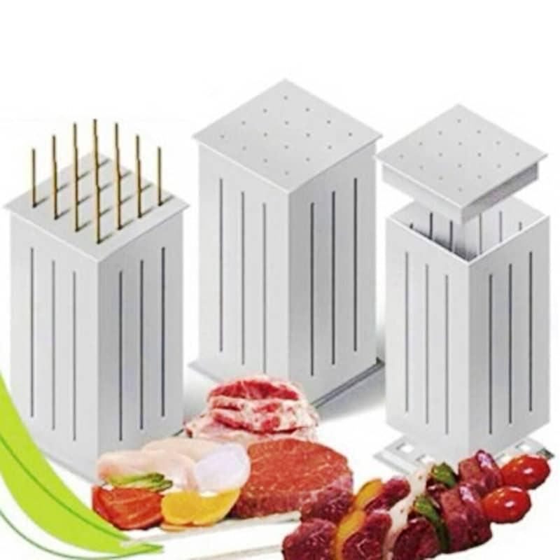 Fast BBQ Skewer Meat Cutter