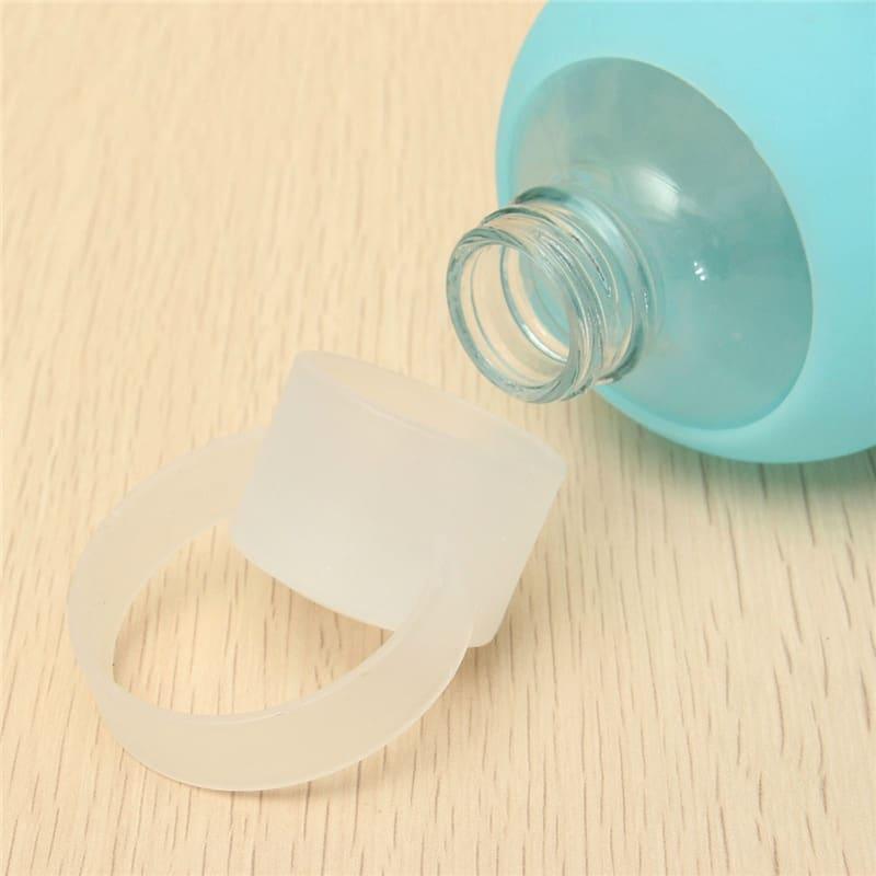 Glass Water Bottle with Silicone Case - Trendha
