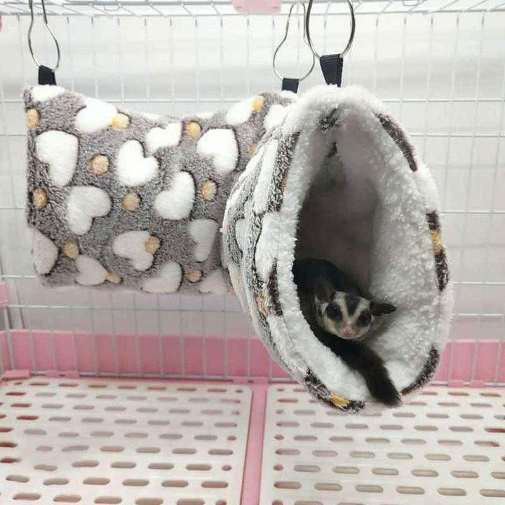 Hanging Plush Tunnel for Small Animals - Trendha