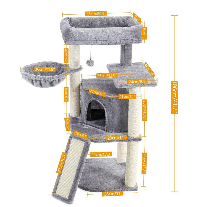 Happy Cat Tree House with Ladder - Trendha
