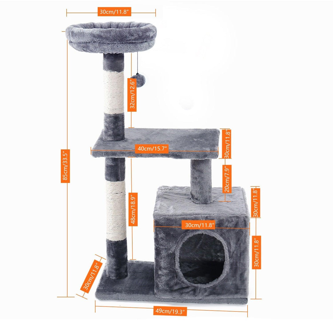 Happy Cat Tree House with Ladder - Trendha