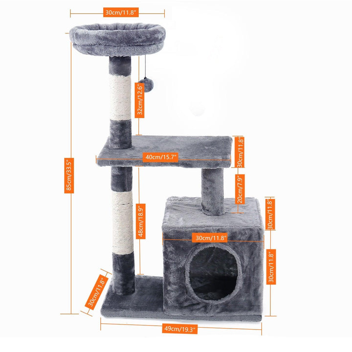 Happy Cat Tree House with Ladder - Trendha