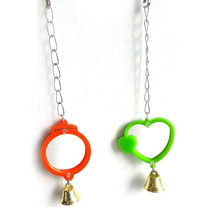 Heart Shaped Mirror for Birds - Trendha