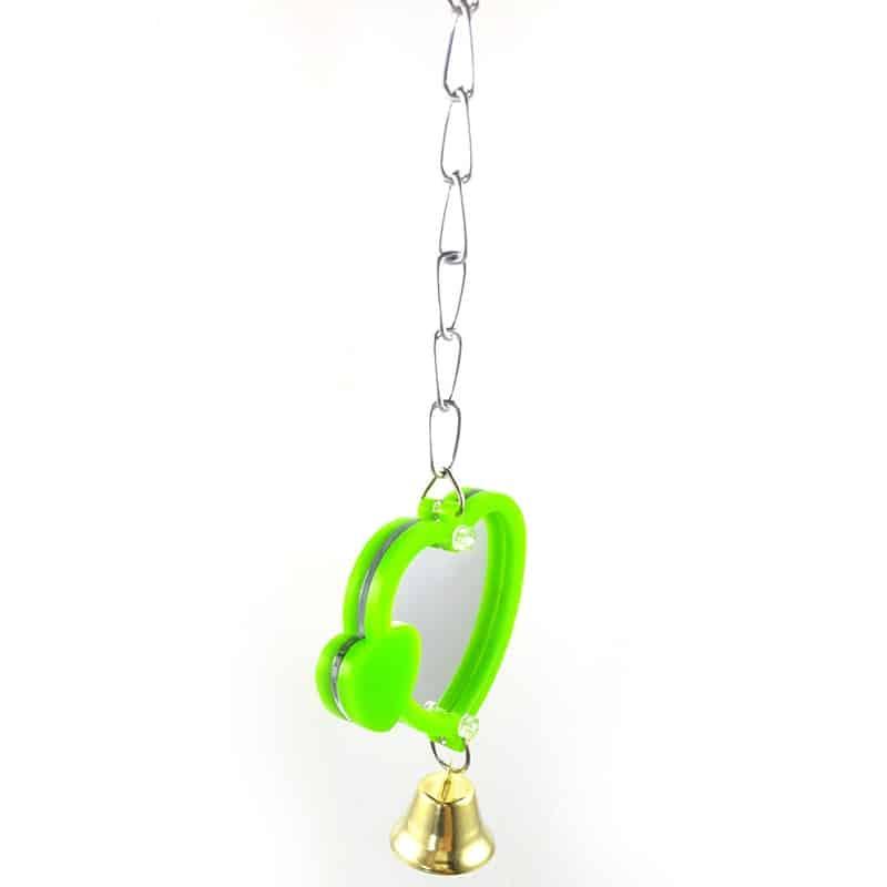 Heart Shaped Mirror for Birds - Trendha