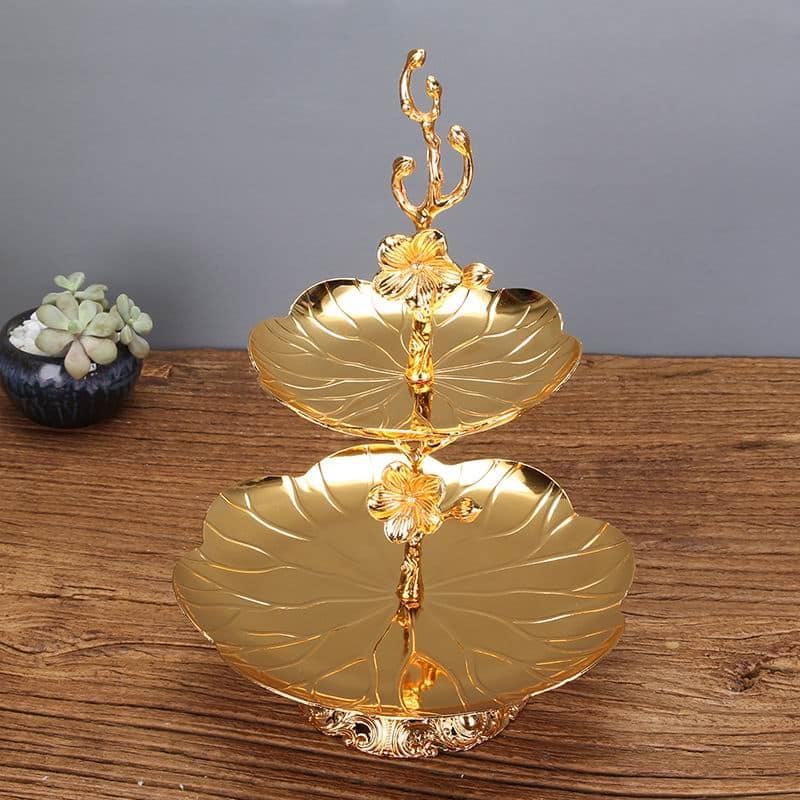 High-Quality Wedding Cake Stand in Gold