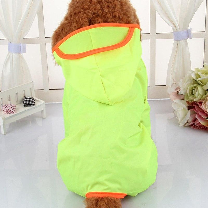 Hooded Dog Raincoat with Peak - Trendha