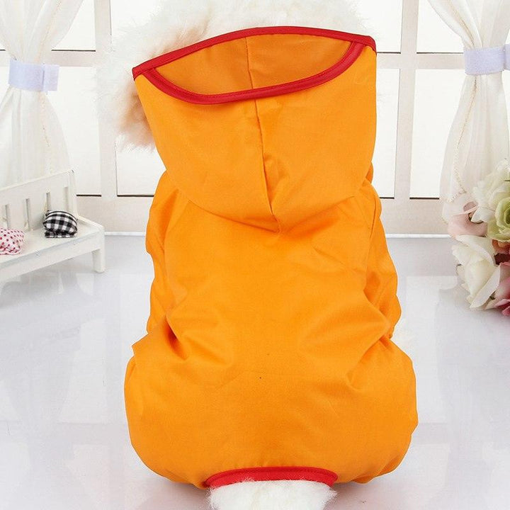 Hooded Dog Raincoat with Peak - Trendha