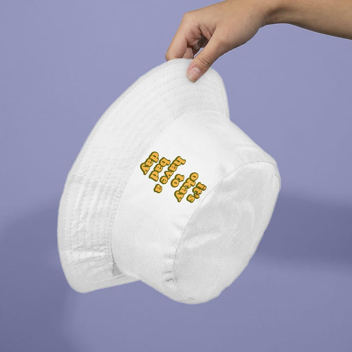 It's Ok Bucket Hat - Positive Hat - Motivational Bucket Hat - Trendha