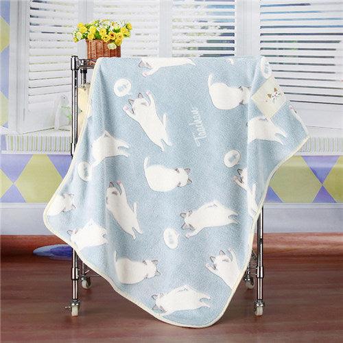 Large Fleece Blanket Bed - Trendha