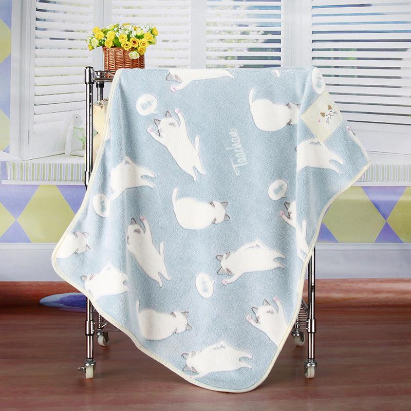 Large Fleece Blanket Bed - Trendha