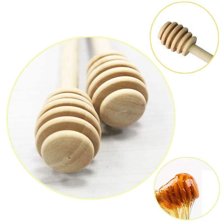 Long Wooden Honey Spoon - Trendha