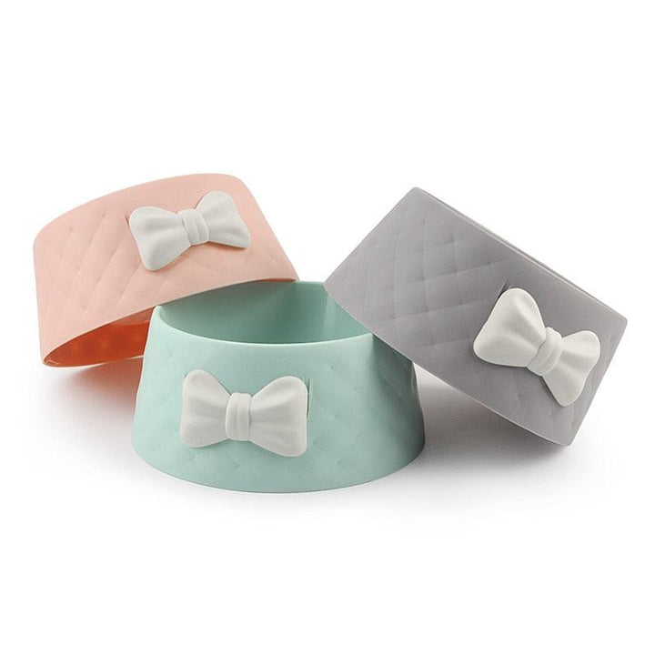 Lovely Bowknot Feeding Bowl - Trendha