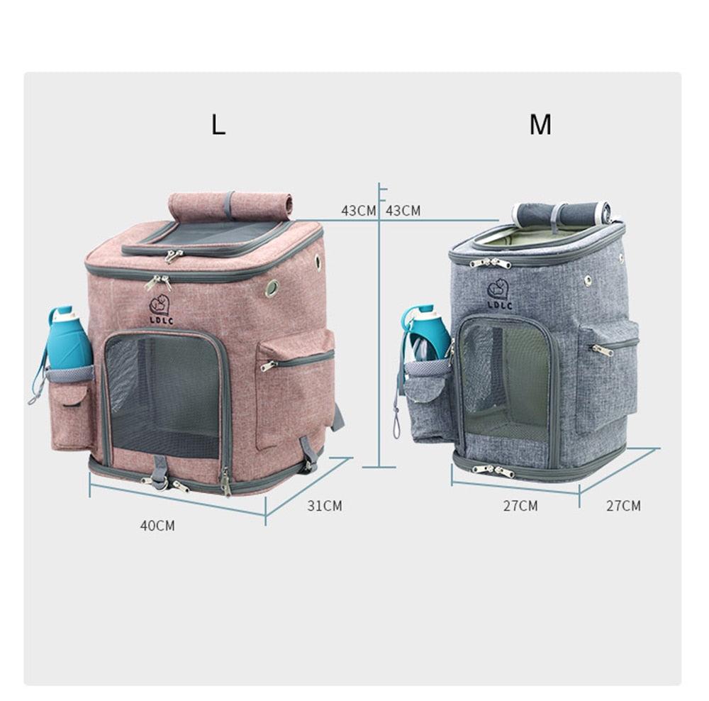 Melange Color Backpack Cat Carrier - Trendha