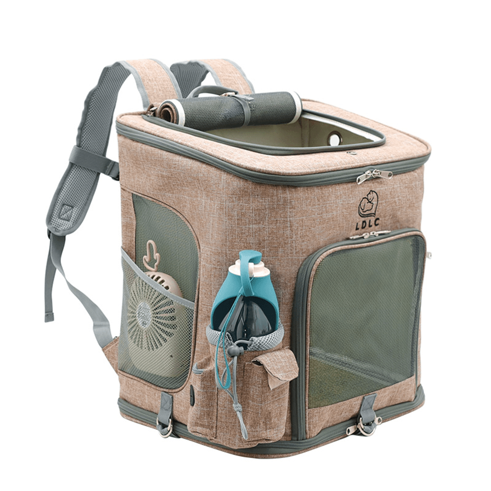 Melange Color Backpack Cat Carrier - Trendha