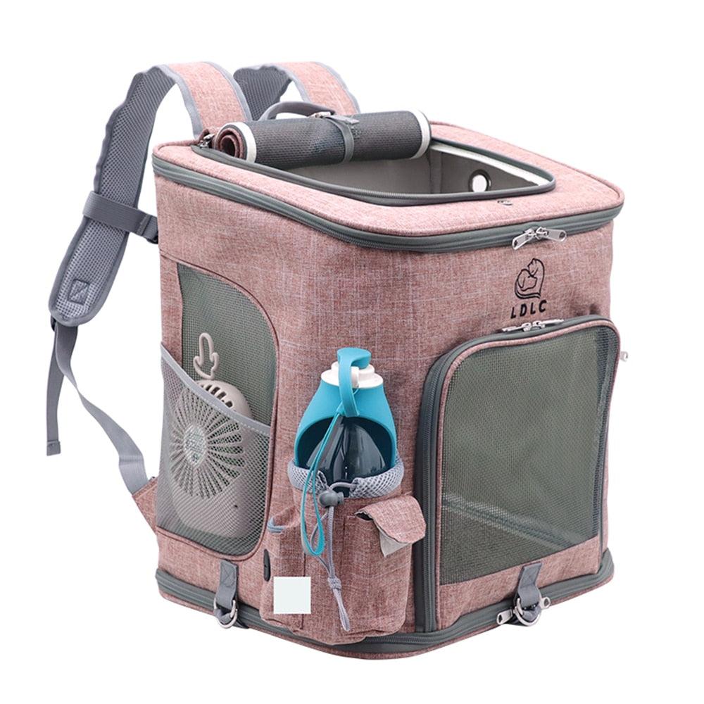 Melange Color Backpack Cat Carrier - Trendha