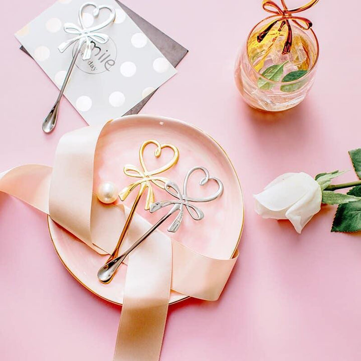 Mini Tea Spoon in Heart Shape - Trendha