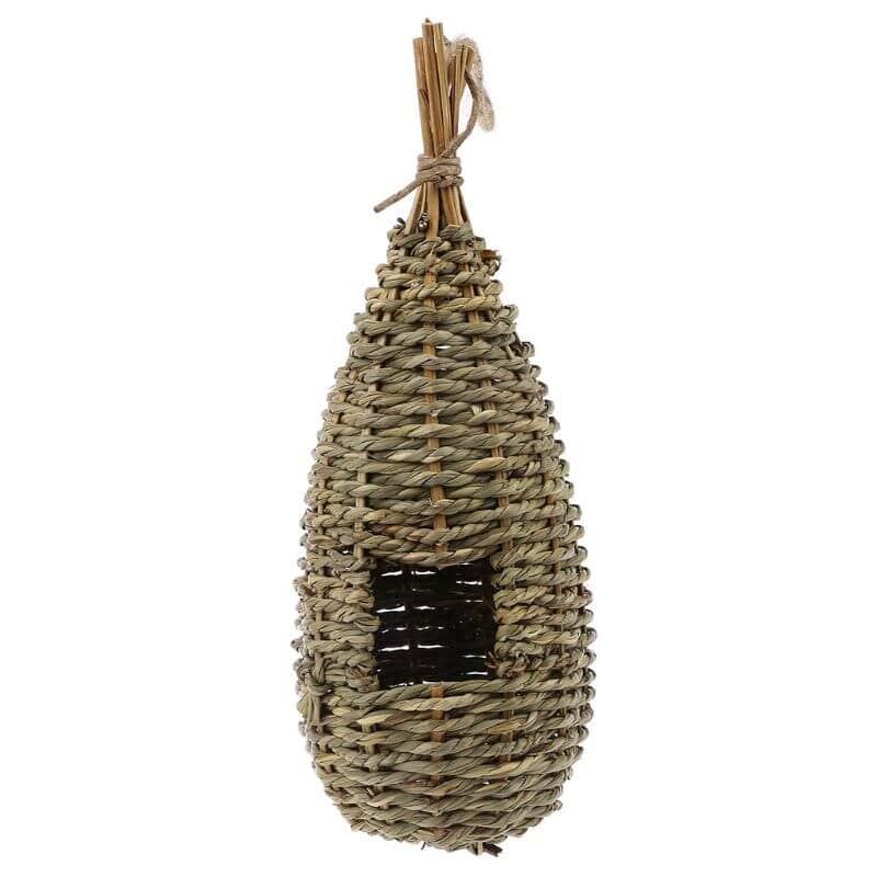 Natural Grass Vine Outdoor Bird House - Trendha