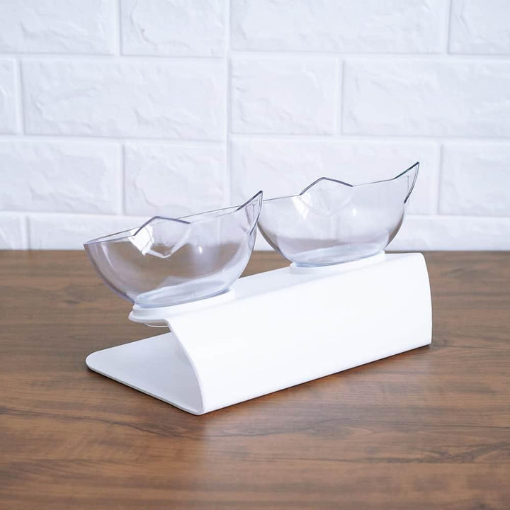 Non-Slip Cat Bowls with Raised Stand - Trendha