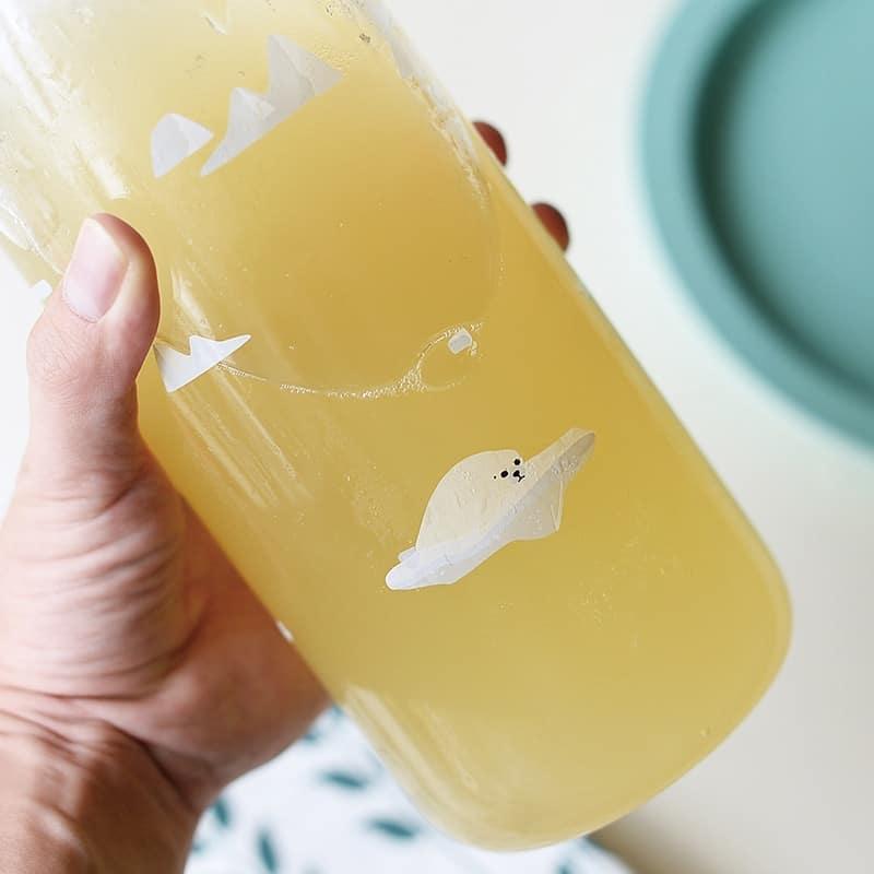 Ocean Creature Printed Water Bottle - Trendha