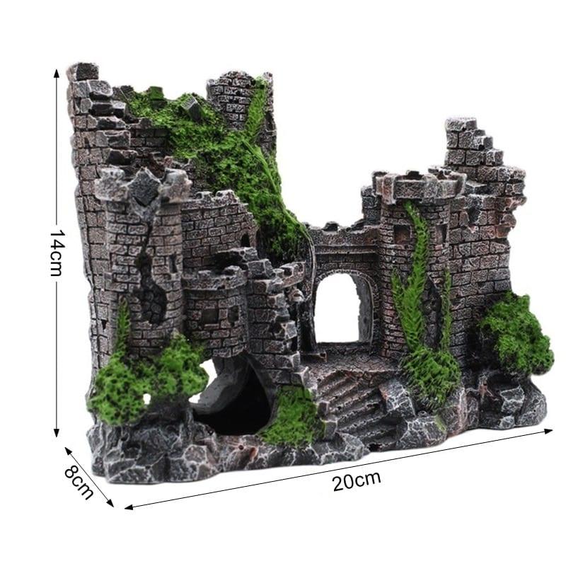 Old Castle Aquarium Decor - Trendha