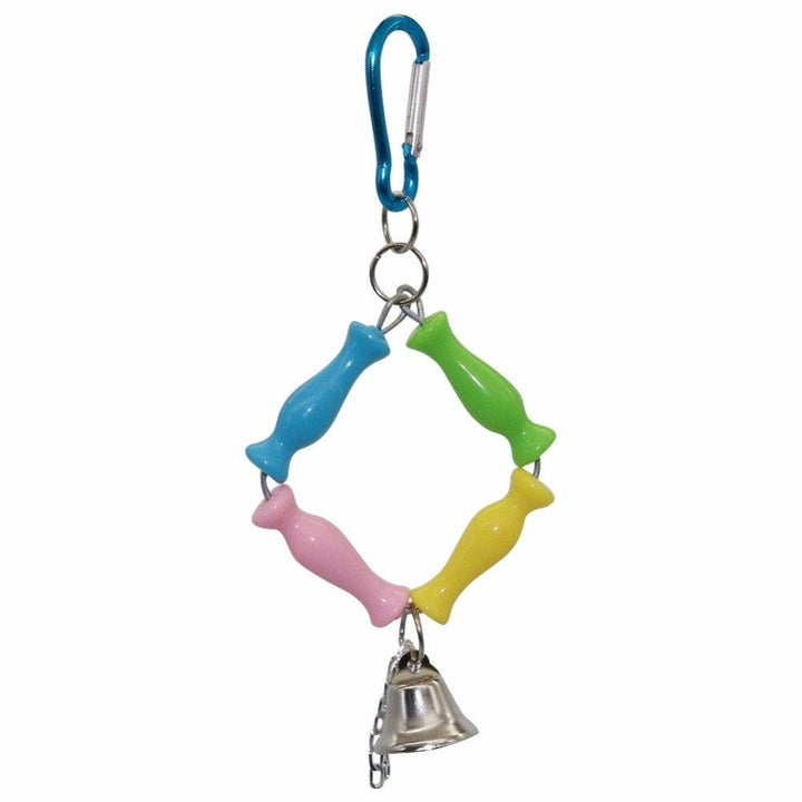 Parrot's Swing with Metal Ring - Trendha