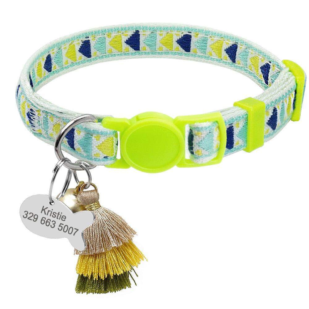 Personalized Collar for Pets with Bell - Trendha