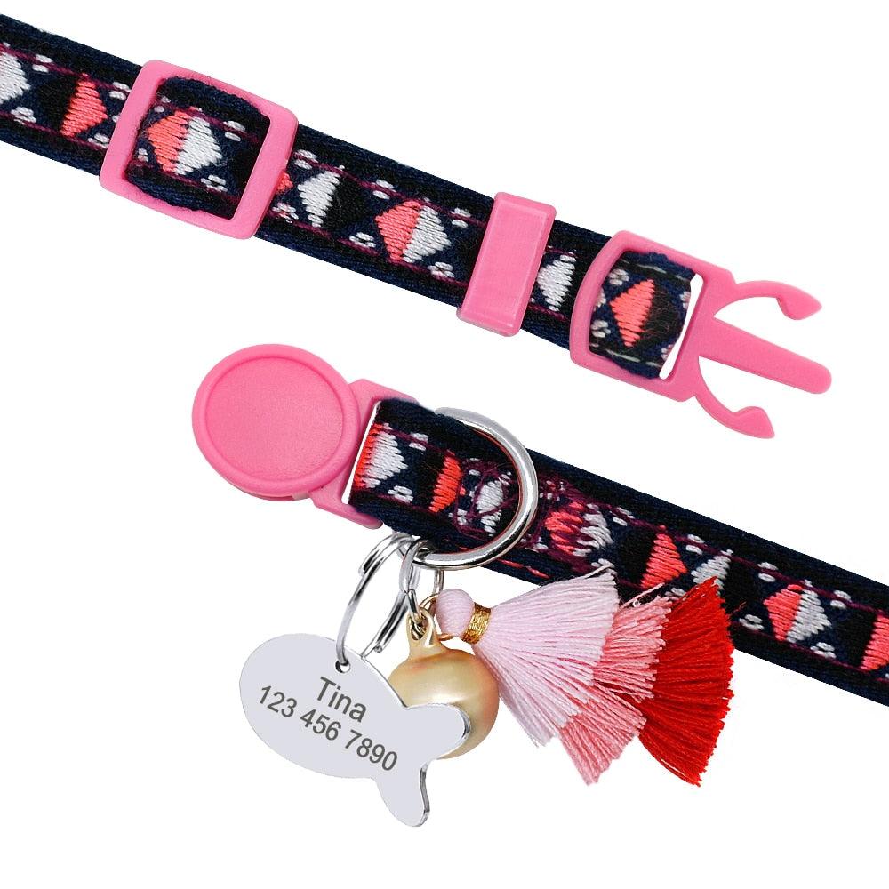 Personalized Collar for Pets with Bell - Trendha