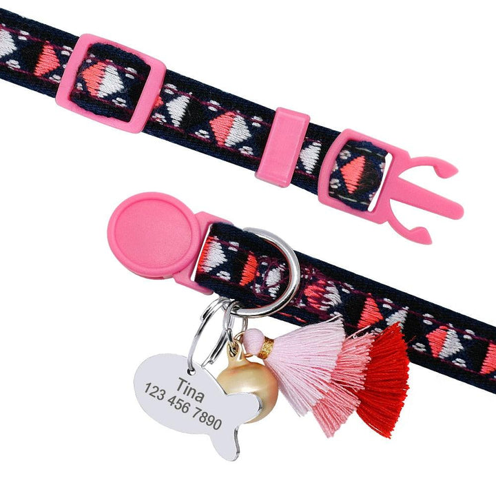 Personalized Collar for Pets with Bell - Trendha