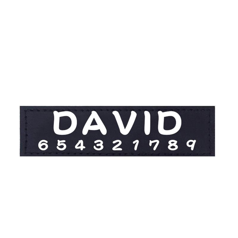 Personalized Dog Harness Labels Pair - Trendha