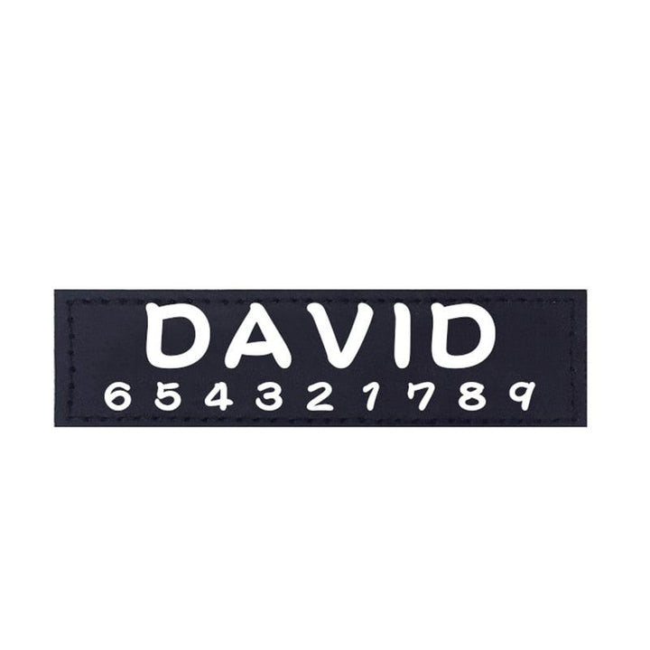 Personalized Dog Harness Labels Pair - Trendha