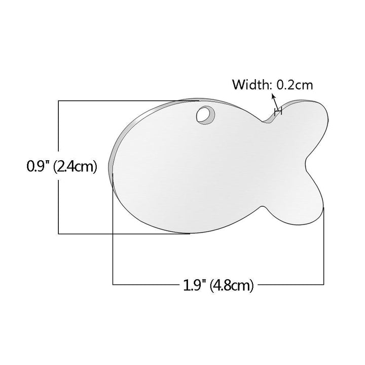 Personalized Stainless Steel Creative Dog’s Tag - Trendha