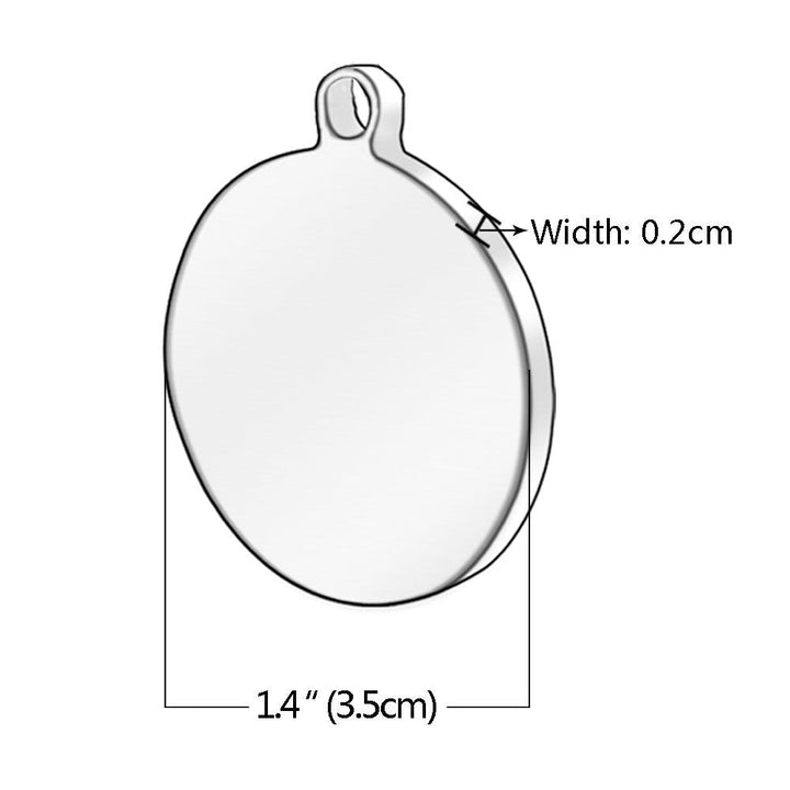 Personalized Stainless Steel Creative Dog’s Tag - Trendha