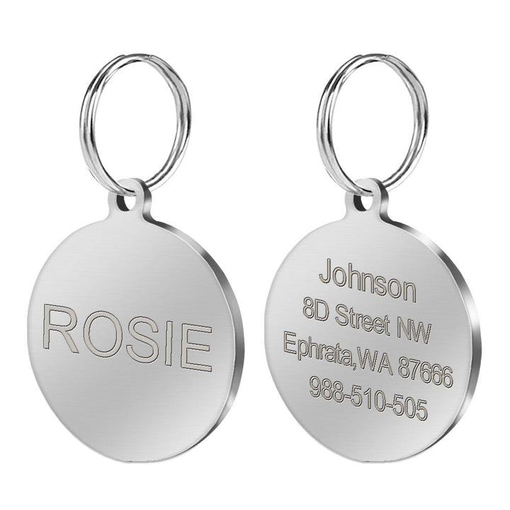 Personalized Stainless Steel Creative Dog’s Tag - Trendha