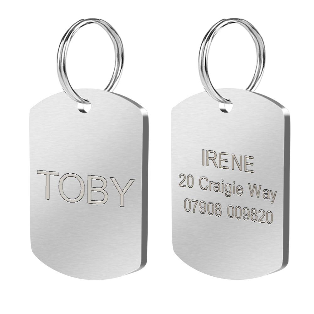 Personalized Stainless Steel Creative Dog’s Tag - Trendha